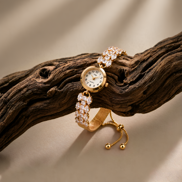 Aureliq Royal Zirconia Watch-cum-Bracelet