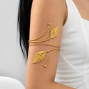 gold-toned leaf armlet
