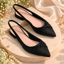 The Elegant Twist-Vamp Slingback