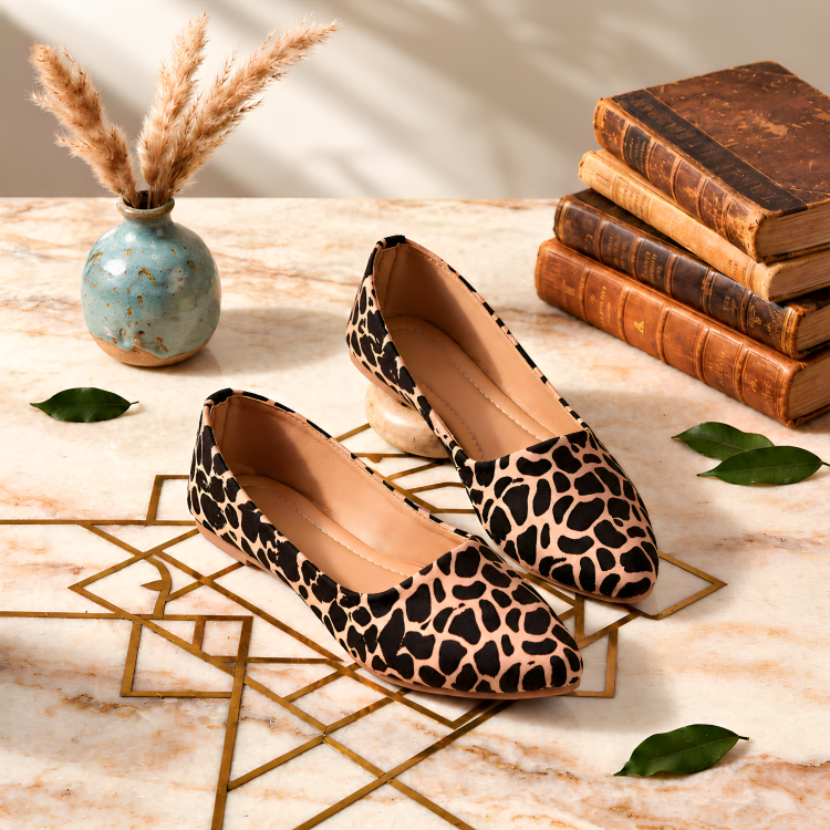 Savannah Print Slip-On Ballerina